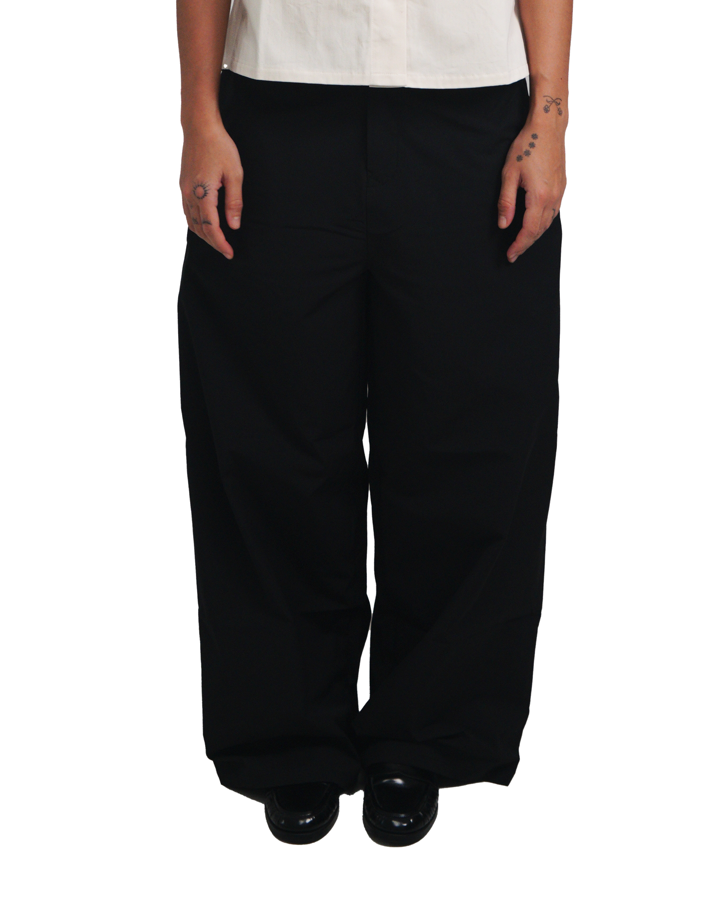 Nylon Slacks in Ink