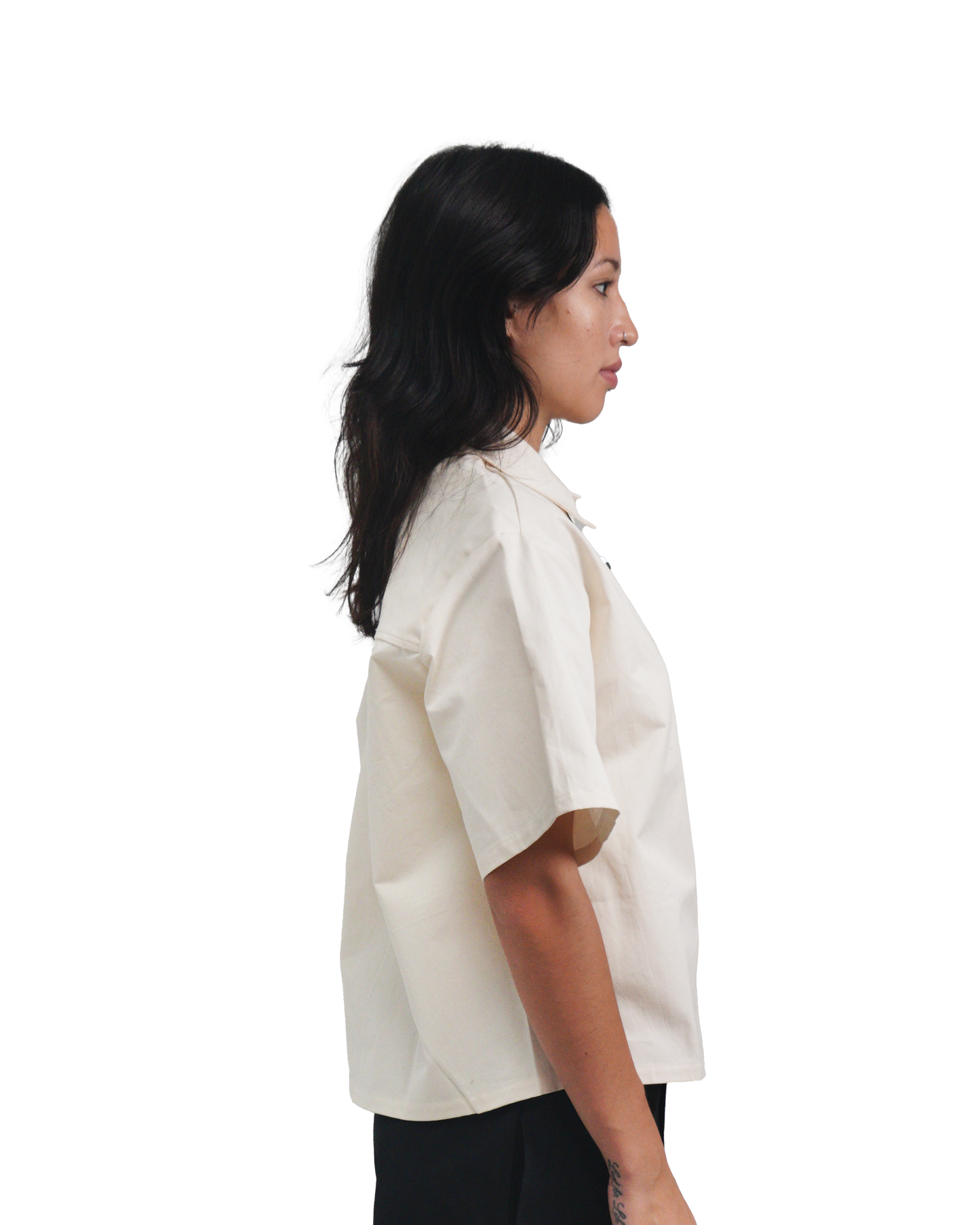 Boxy Shirt in Milk
