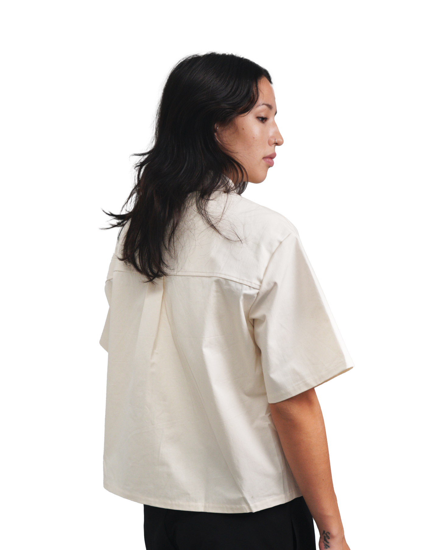Boxy Shirt in Milk