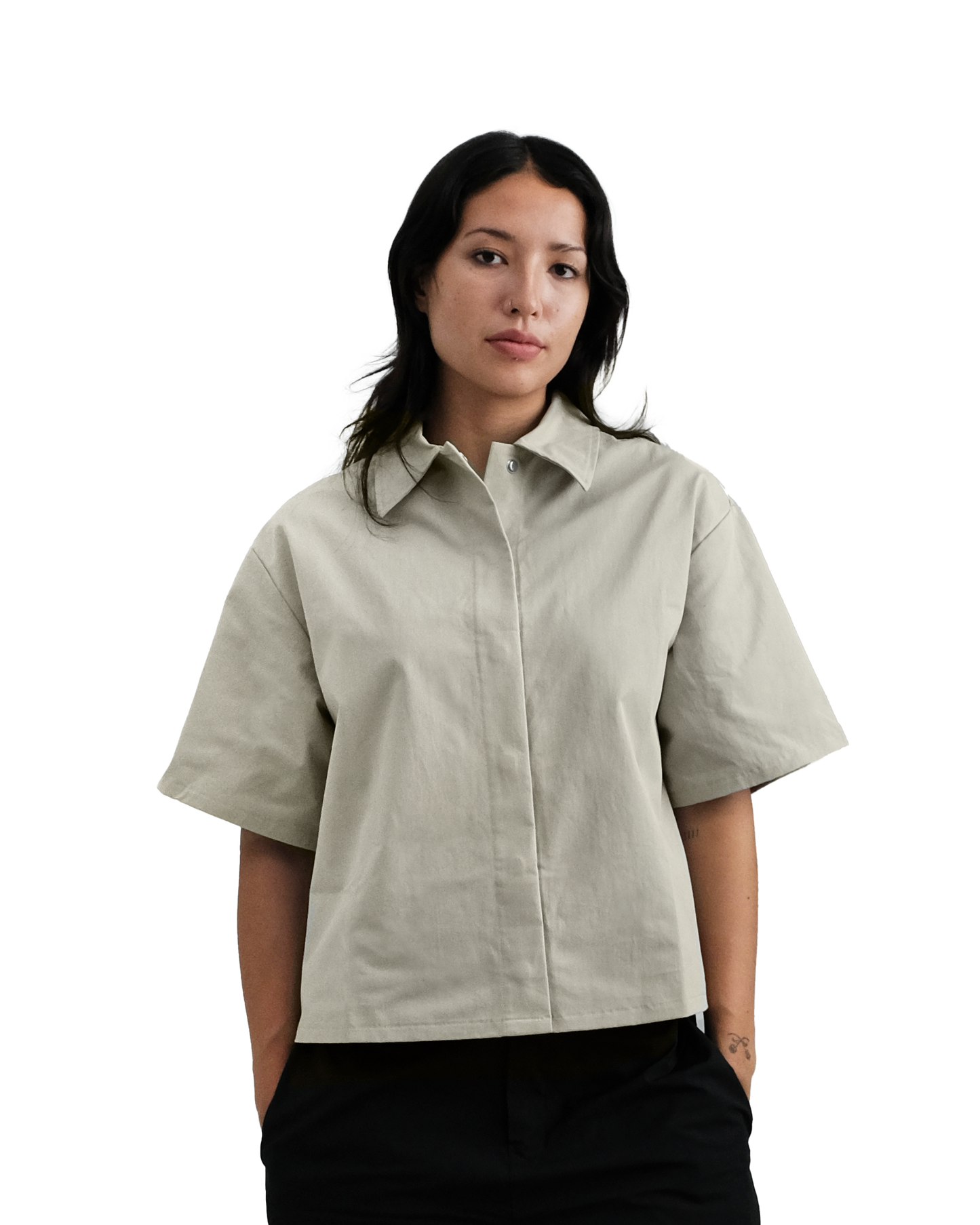 Boxy Shirt in Sage