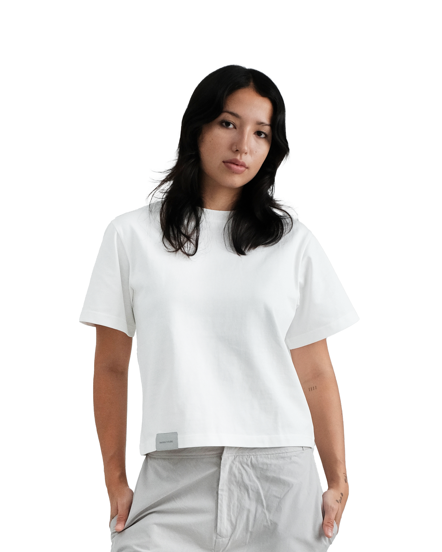 Clean Fit Tee in Salt
