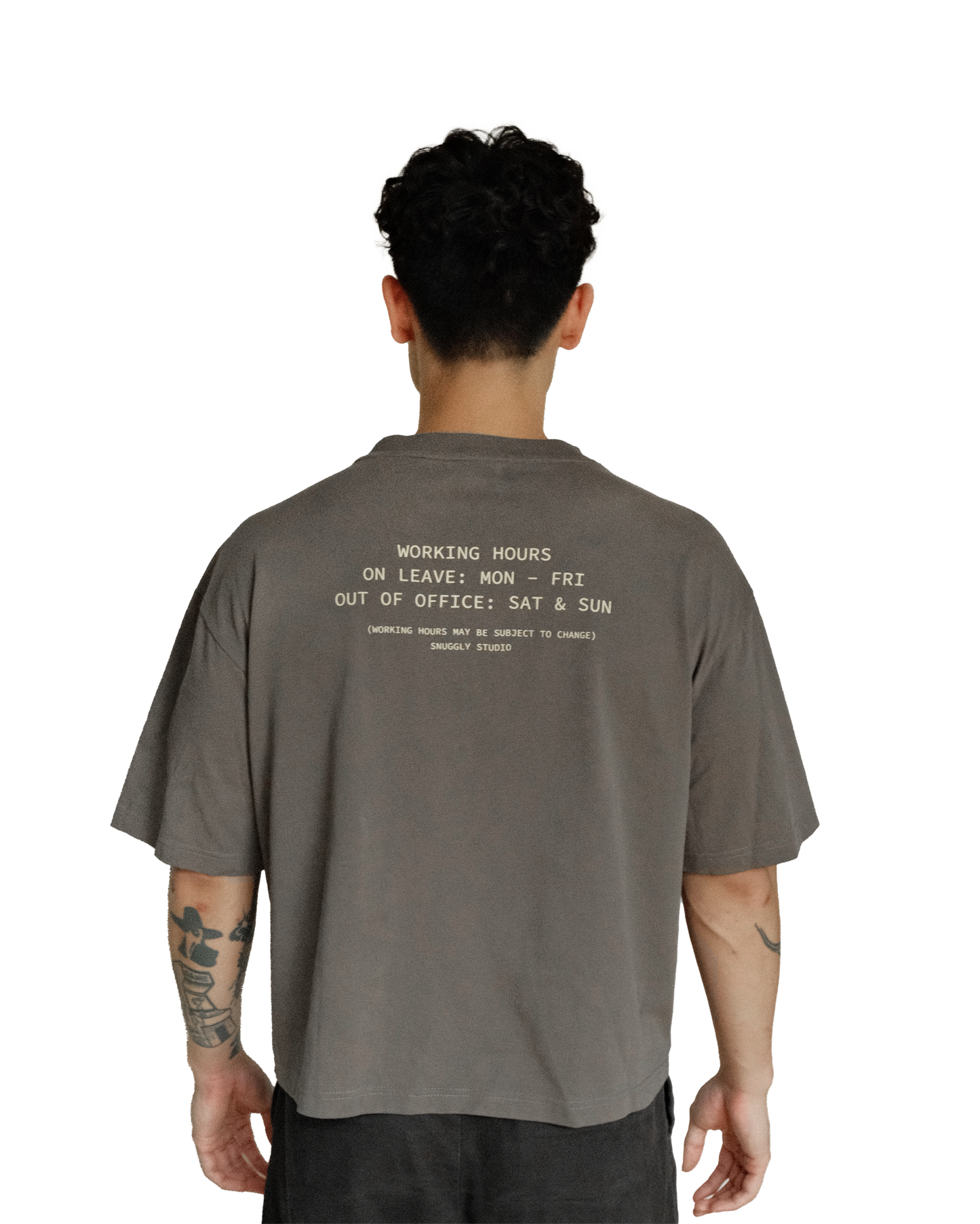 Working Hours Tee (Stone)