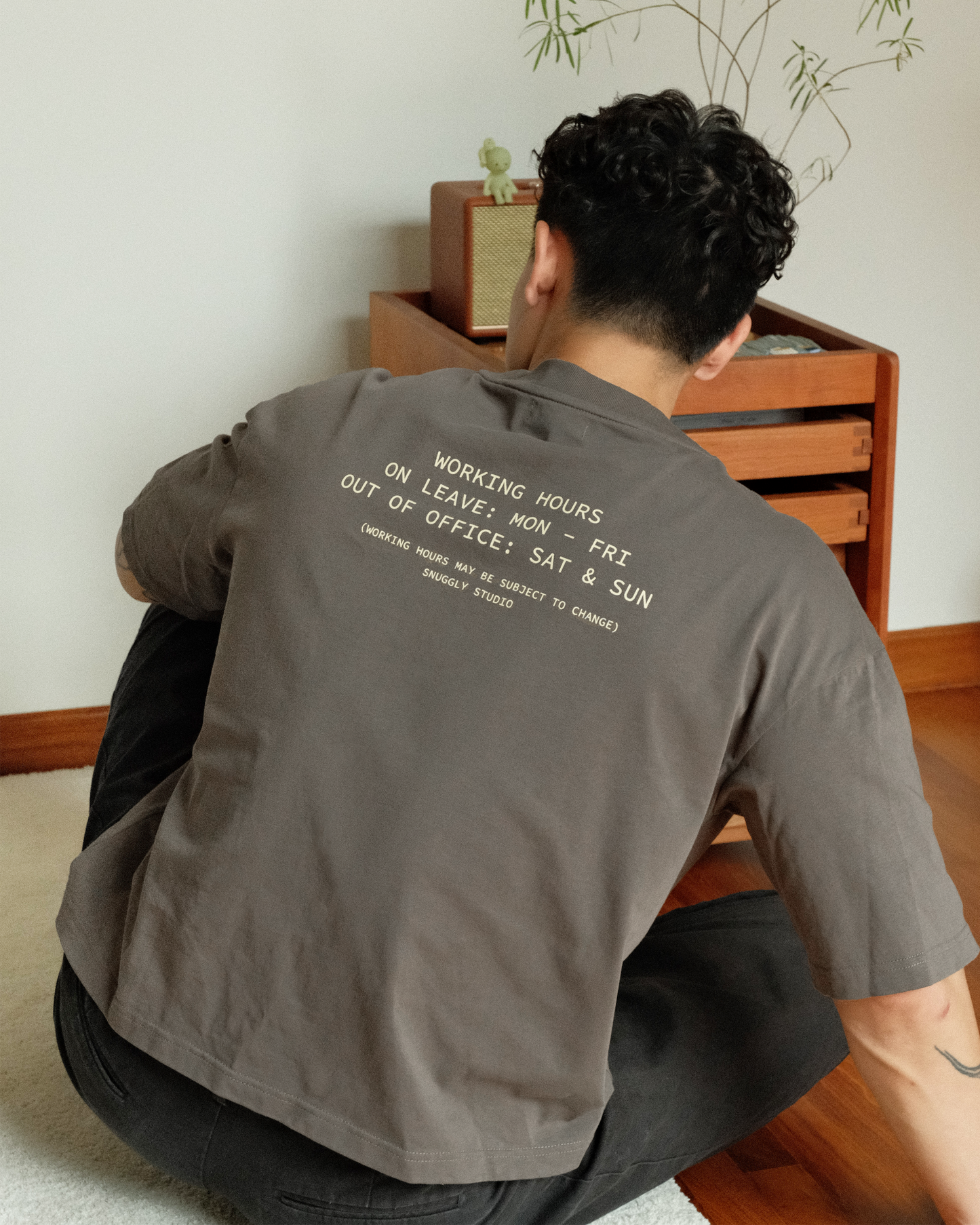 Working Hours Tee (Stone)