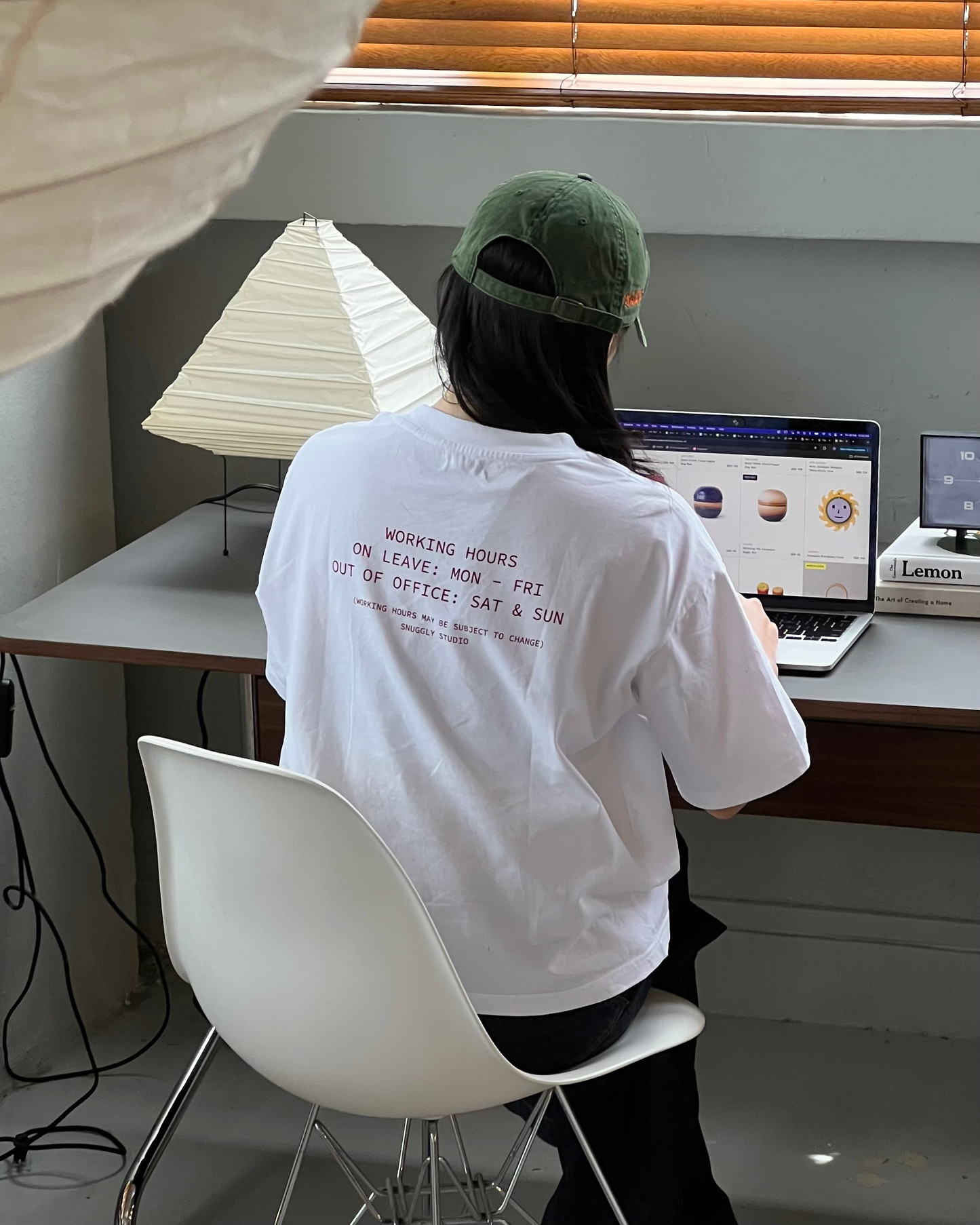 Working Hours Tee (Salt)