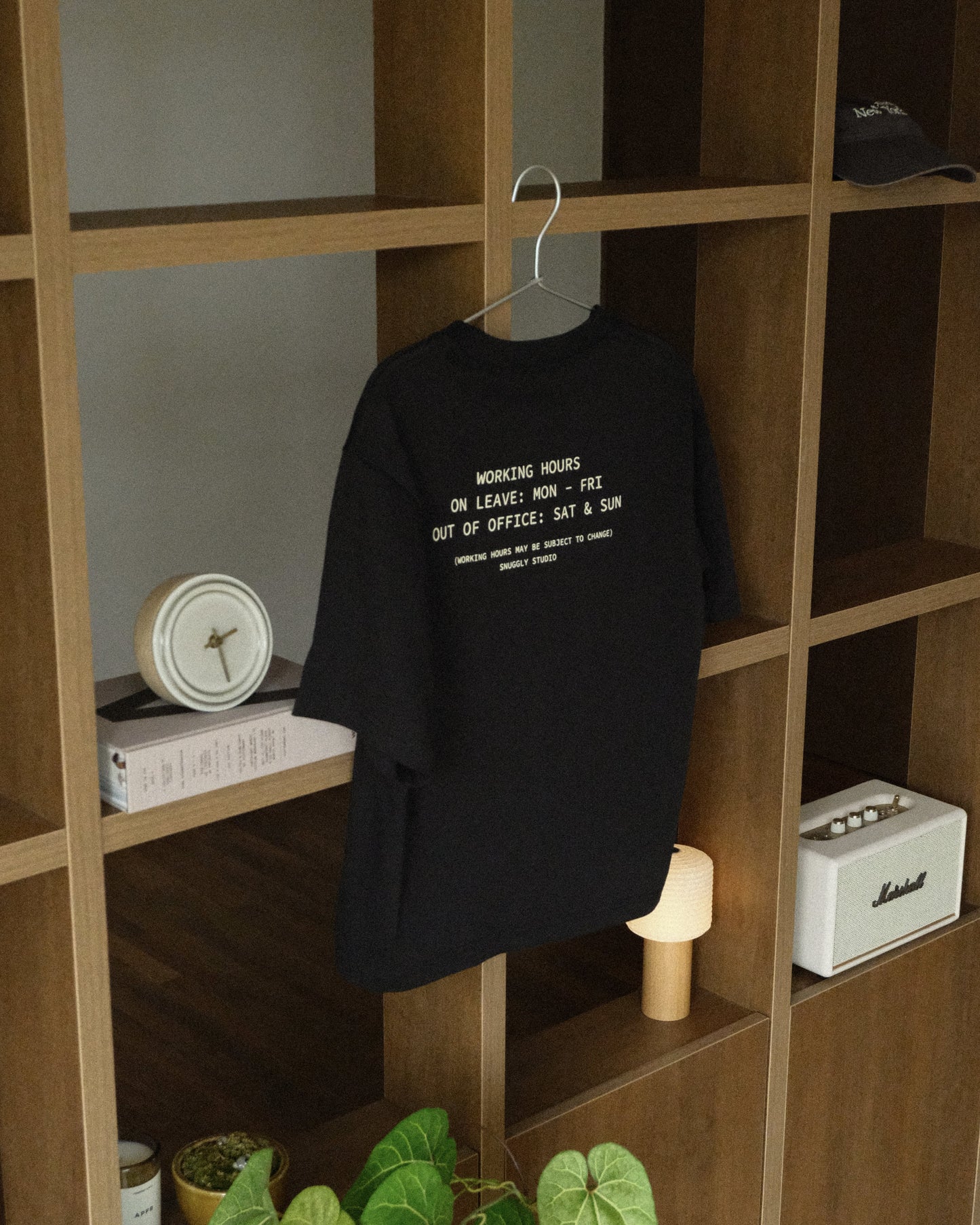 Working Hours Tee in Ink