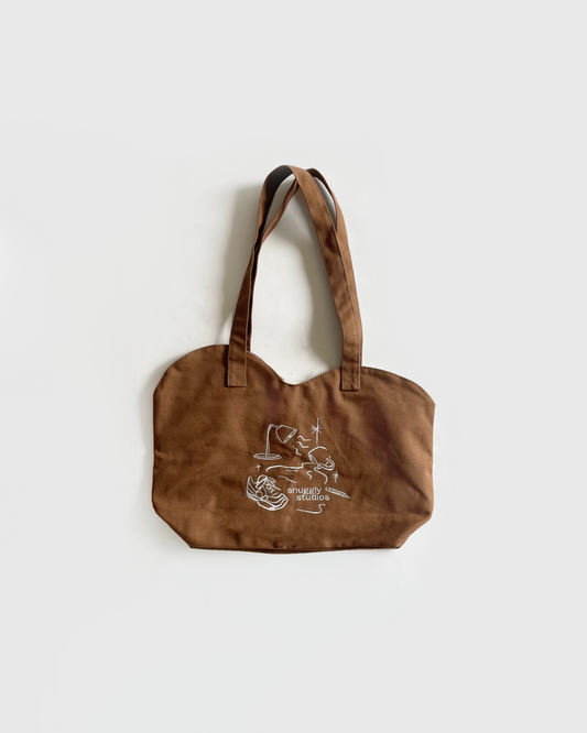 Gua Sha Tote (Brown)