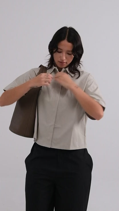 Boxy Shirt in Sage
